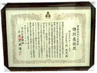 書面添付十年連続特別表形状